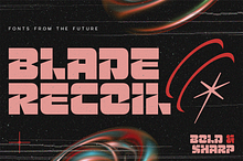 Blade Recoil - Futuristic Bold Fonts
