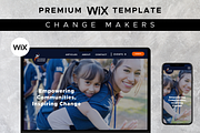 Premium Wix Template NGO / Charity, a Wix Template by bitemarketing (Thumbnail 1 of 8)