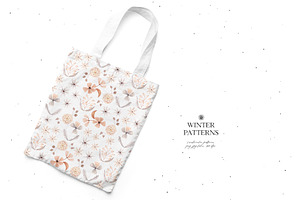 Winter Patterns Watercolor Set