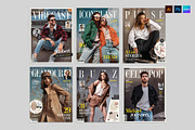 Magazine Cover Template Set, a Magazine Template by BrandPacks (Thumbnail 1 of 8)