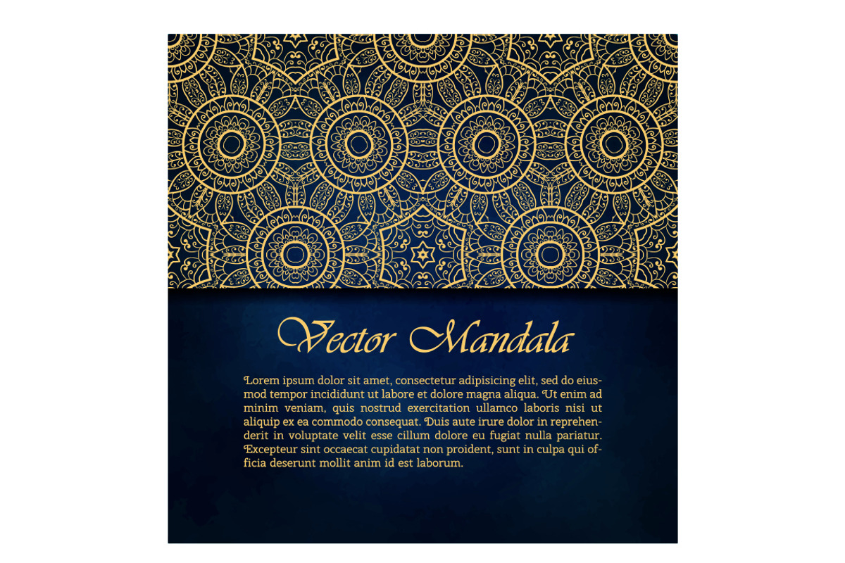Set of mandala cards., an Invitation Template by Della_Liner (Photo 4 of 8)