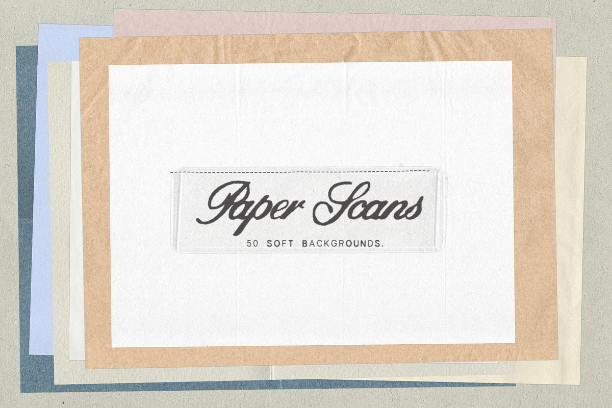 Paper Scans: 50 Soft Backgrounds, a Texture Graphic by lerinartstudio (Photo 11 of 11)