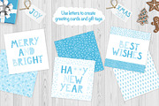 Winter alphabet and patterns, an Object Graphic by Truefiesta (Thumbnail 3 of 7)