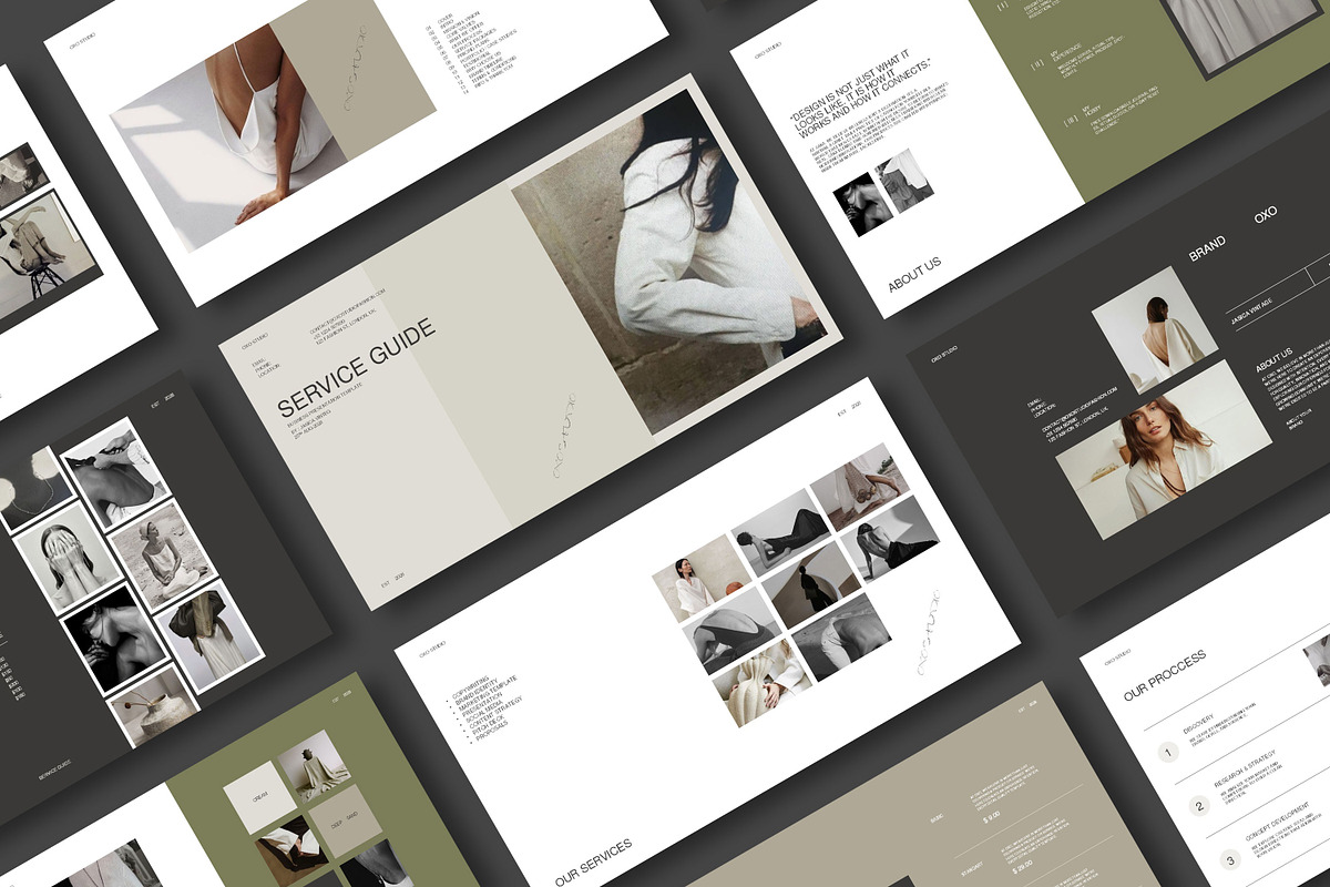 OXO | Service Guide Template, a Presentation Template by Graphpexel (Photo 4 of 8)