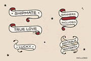 Sailors Diary Tattoo Style Font, a Sans Serif Font by BAD TASTE (Thumbnail 7 of 7)
