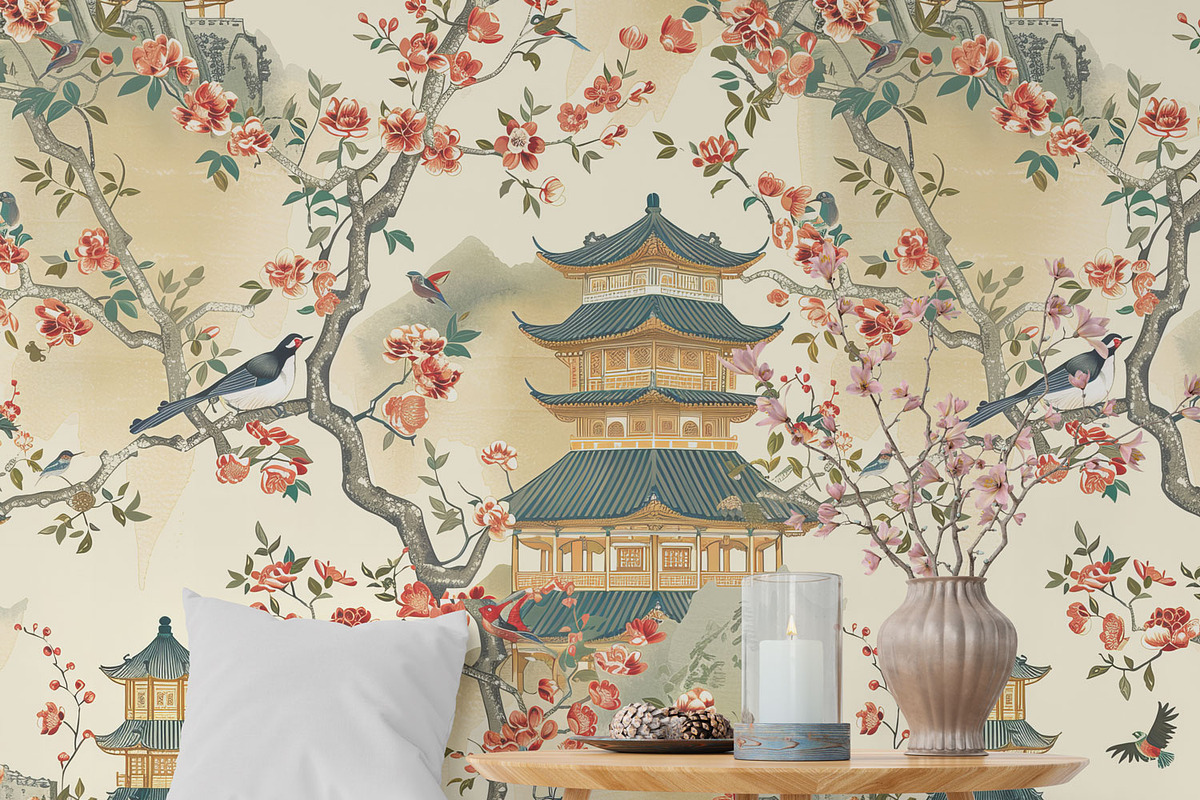 Chinoiserie Print Seamless Patterns, a Pattern Graphic by Olya Creative (Photo 5 of 20)