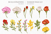 Summer Walk Illustrations, an Object Illustration by GVGraphics (Thumbnail 6 of 8)