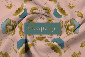 Drapery, Luxury Jacobean Pattern