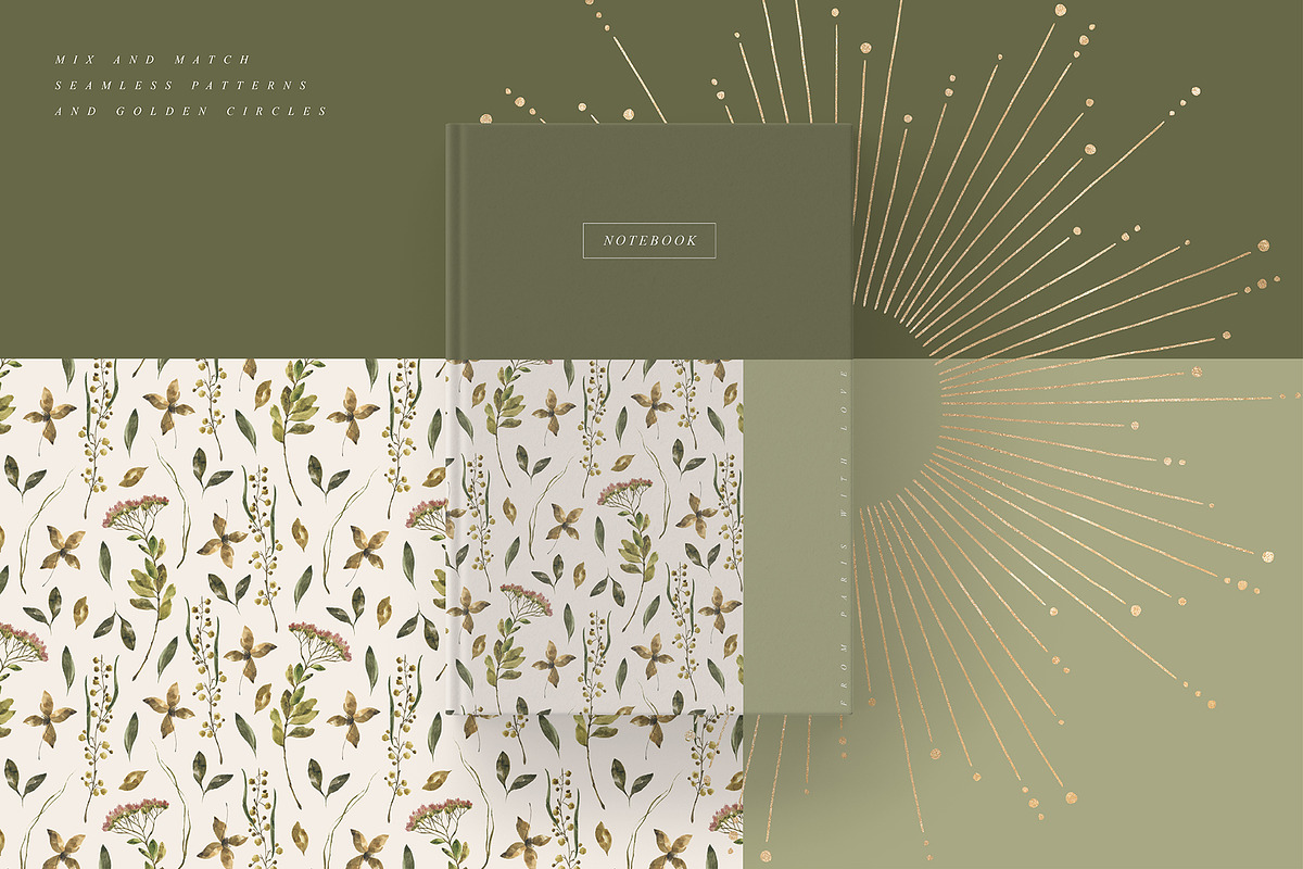 Herbarium Watercolor Collection, a Texture Illustration by Julia Dreams (Photo 4 of 8)