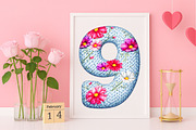 Crochet Alphabet Clipart Bundle, an Illustration by Canvas Craft (Thumbnail 6 of 6)
