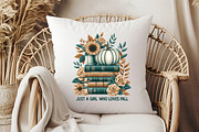 Just a Girl Who Loves Fall PNG, an Illustration by Libby Wishes (Thumbnail 6 of 6)
