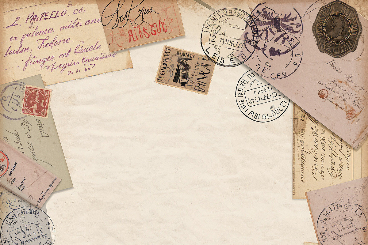 French Vintage Ephemera Junk, a Background Graphic by Printable Treasure (Photo 2 of 4)