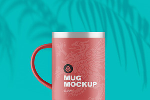 Metallic Mug Mockup