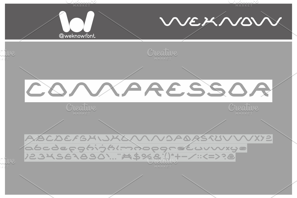 spider font, a Font by weknow (Photo 5 of 5)