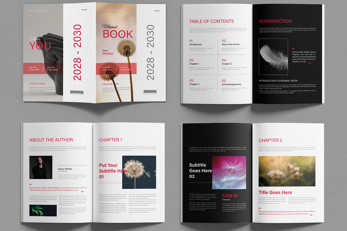Minimal Book Layout | Creative Market