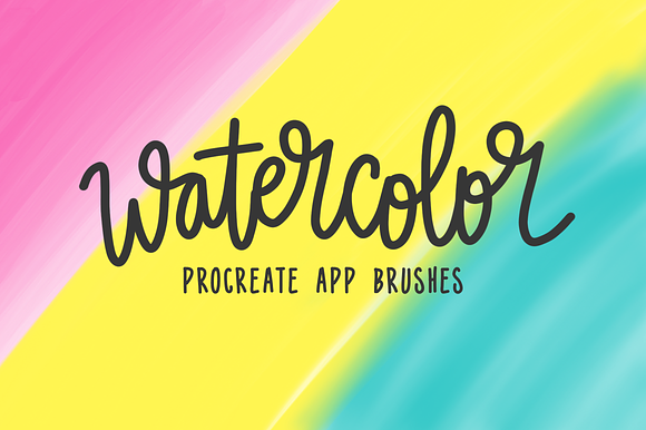 Procreate Watercolor 4-Brush Bundle preview 3