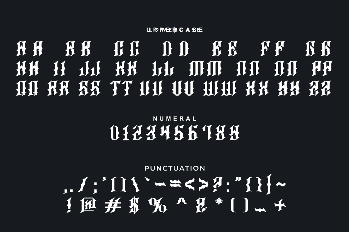 Rigo Kicmer - Old English Font, a Blackletter Font by Iqsiart Studio (Photo 6 of 8)