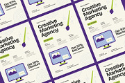 Creative Marketing Agency - Flyer, a Brochure Template by Izdihaar_Studio (Thumbnail 2 of 3)