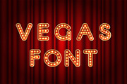 Vegas bulb alphabet letters, an Illustration by Nikelser (Thumbnail 1 of 3)