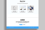 ECommerce Website Landing Page, a Landing Page Template by MightyDesign (Thumbnail 5 of 8)