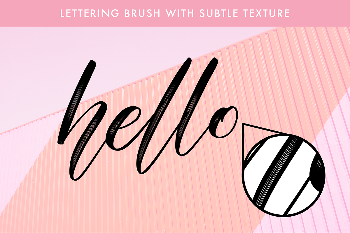 Rosie - Procreate Lettering Brush preview 3