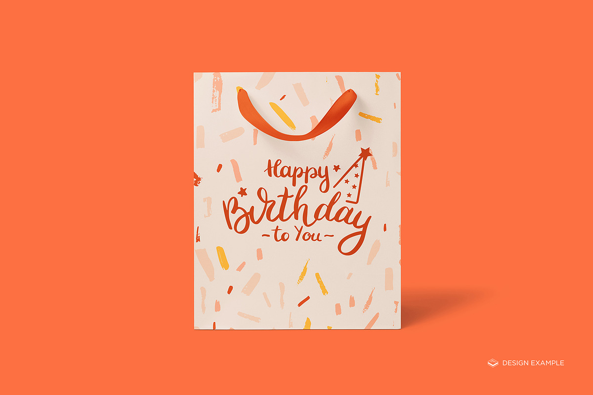 Cub Size Gift Bag Mock-up, a Print Template by Branda Keeps (Photo 7 of 17)