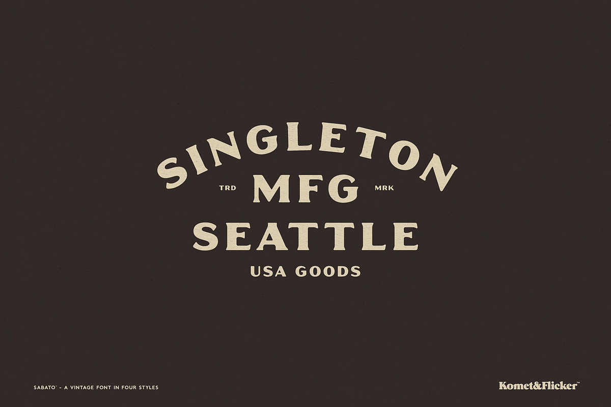 Sabato – Sans & Serif in Four Styles, a Serif Font by Komet & Flicker (Photo 12 of 13)