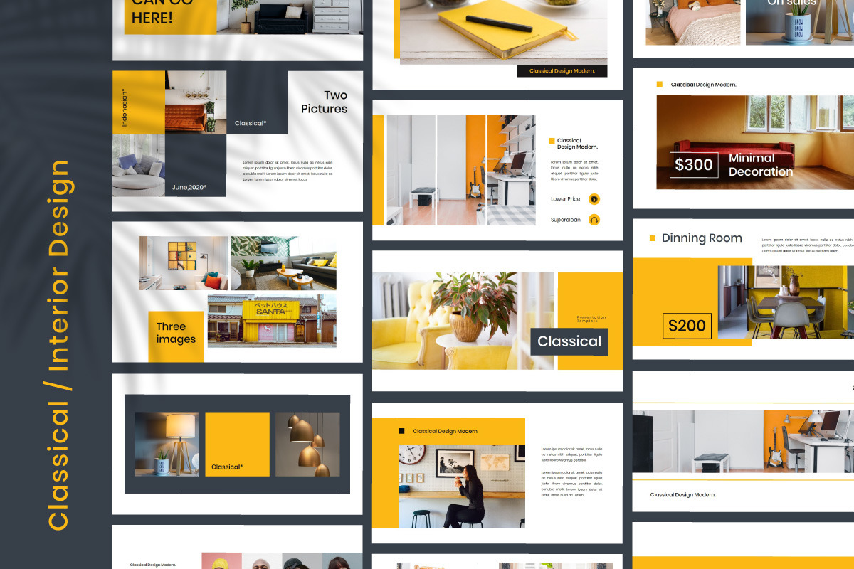 Classical-Interior Google Slide, a Presentation Template by Twntysix