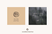Nature Woodland Eco Social Templates, a Social Media Template by CreativeWilderness (Thumbnail 6 of 12)