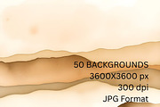 50 Watercolor Earth's Desert Layers, a Background Graphic by UniqueMe (Thumbnail 13 of 14)