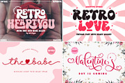 Heart Font Bundle | 8 Love Fonts, a Script Font by Airotype (Thumbnail 3 of 5)