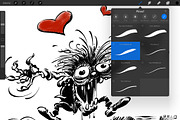 600+ Brushes Procreate BIG PACK, a Brush Add-On by Georg's Procreate Brushes (Thumbnail 29 of 115)