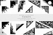 Vintage Corner and Banners, a Decorative Illustration by Century Library (Thumbnail 2 of 5)