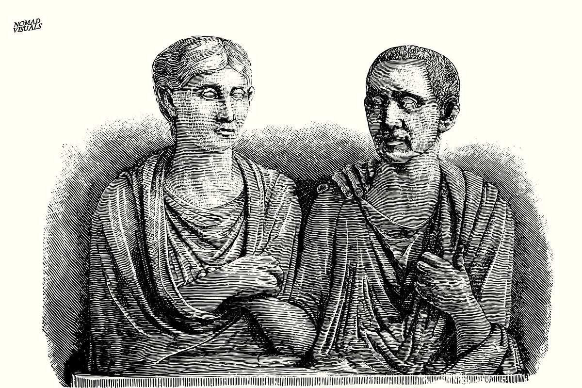 Ancient Rome Illustrated - Part One, an Illustration by Nomad Visuals (Photo 12 of 13)