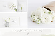 The White Floral mockup bundle, a Product Mockup by White Hart Co. (Thumbnail 2 of 5)