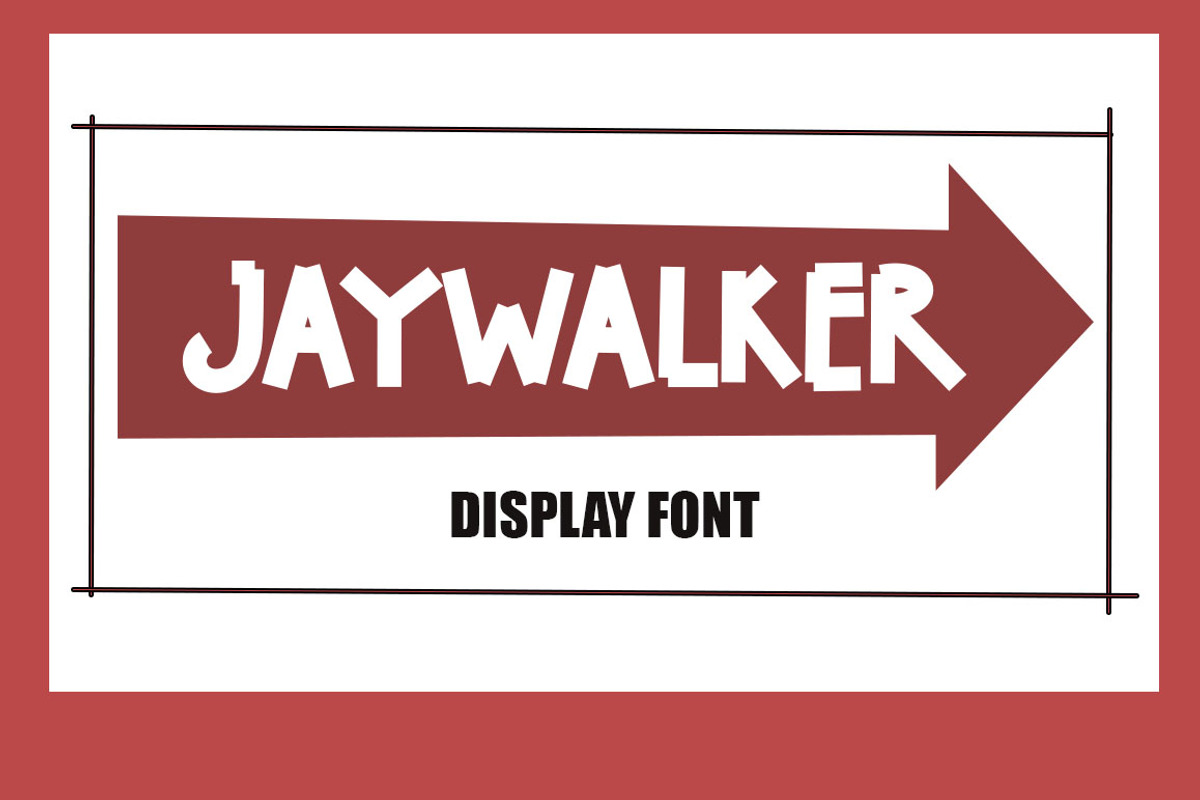 Jaywalker, a Blackletter Font by Roni Studio (Photo 1 of 3)