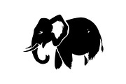 Elephant Vector Elements Bundle, an Animal Illustration by balal (Thumbnail 4 of 10)