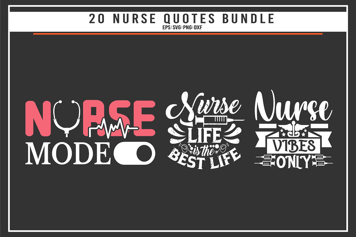 Nurse 20 quotes t shirt bundle, a Graphic by Uniquesvg99 (Photo 6 of 7)