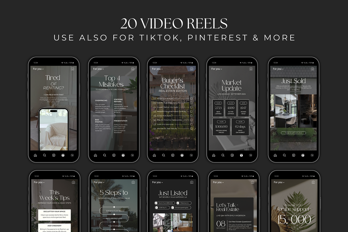 Instagram Bundle for Real Estate, a Social Media Template by Meraki Templates (Photo 10 of 13)