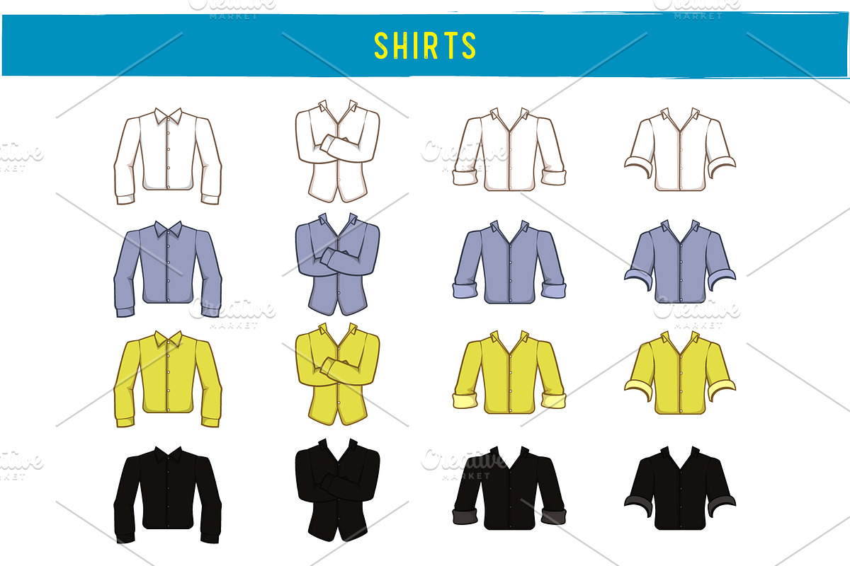 Businessman characters creation kit, a Work Illustration by yuanden graphics (Photo 5 of 15)