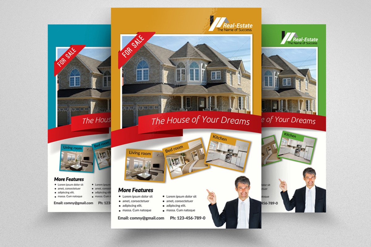 Real Estate Agency PSD Flyer, a Flyer Template by Business Flyers (Photo 1 of 4)