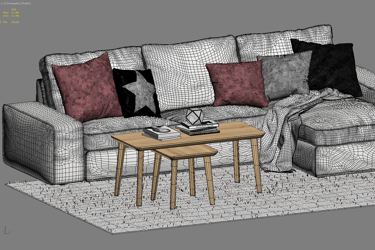 6 sofas set 3d model, a Furniture 3D Model by 3dmitruk (Photo 31 of 70)