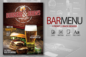 Bar/Pub Menu