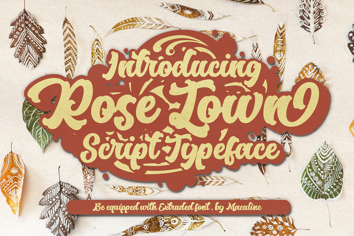Rose Town - Retro Font