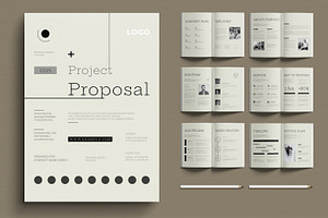 Modern Business Proposal Template, a Brochure Template by MightyDesign