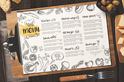 FREE! Trifold + Menu Template Cafe, a Brochure Template by BarcelonaShop (Thumbnail 2 of 3)