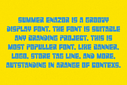 Summer Enazor - Groovy Font, a Sans Serif Font by QR Design Studio (Thumbnail 4 of 6)