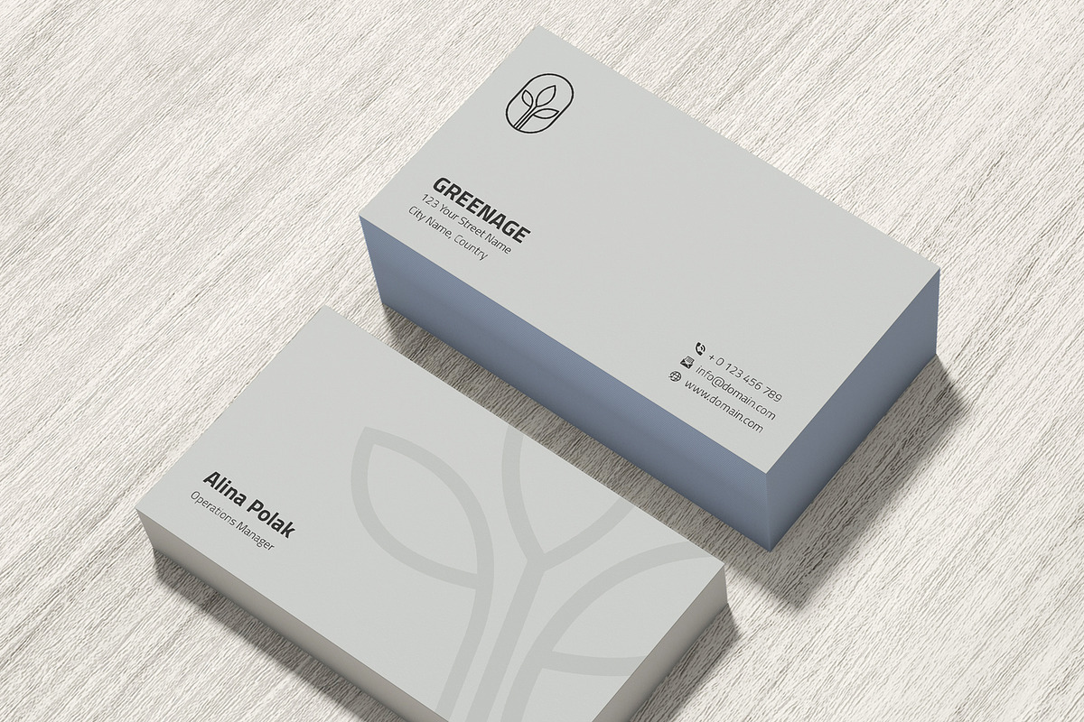 Minimal Business Card, a Business Card Template by designSultan (Photo 4 of 5)