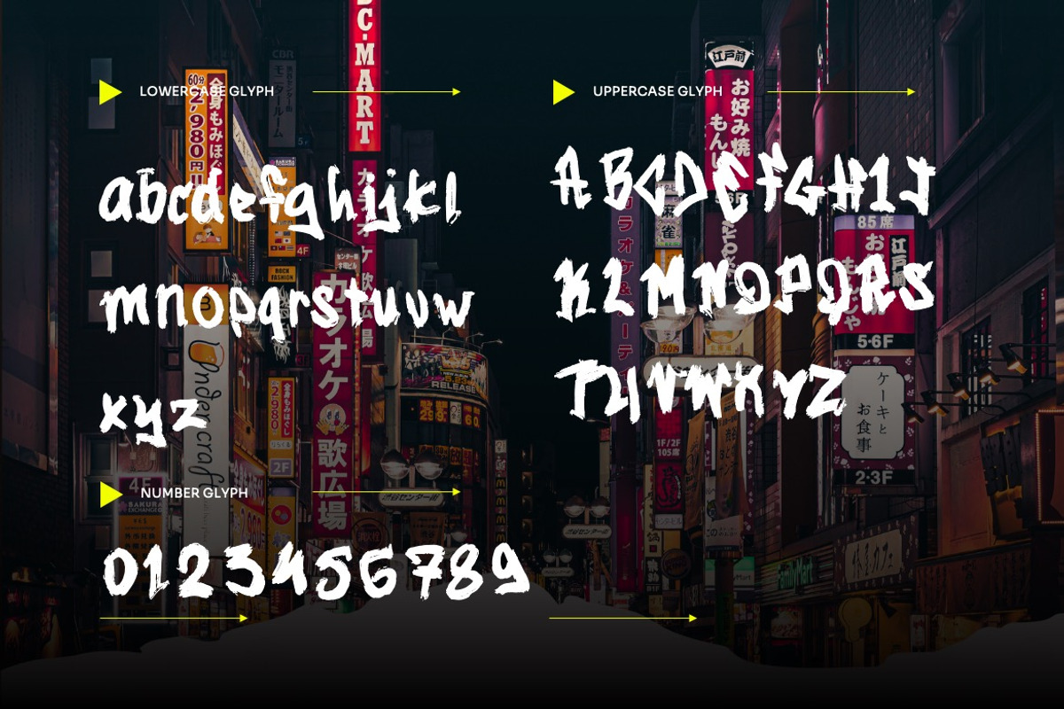 Shokuge - Japanese Brush Font, a Handwritten Font by Dhabee (Photo 3 of 10)
