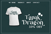 Tapak Dragon Serif Fonts, a Serif Font by mahstudios (Thumbnail 10 of 15)
